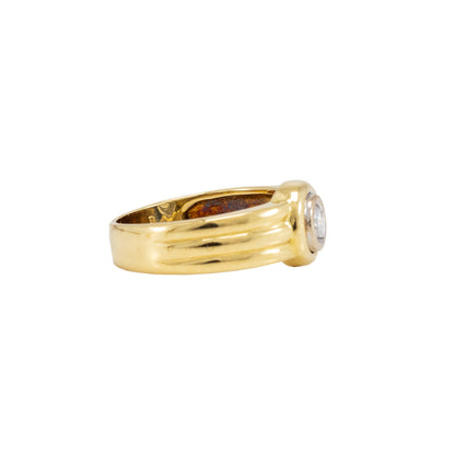 Diamant Ring Gelbgold 750 18K Damenschmuck Verlobungsring Damenring