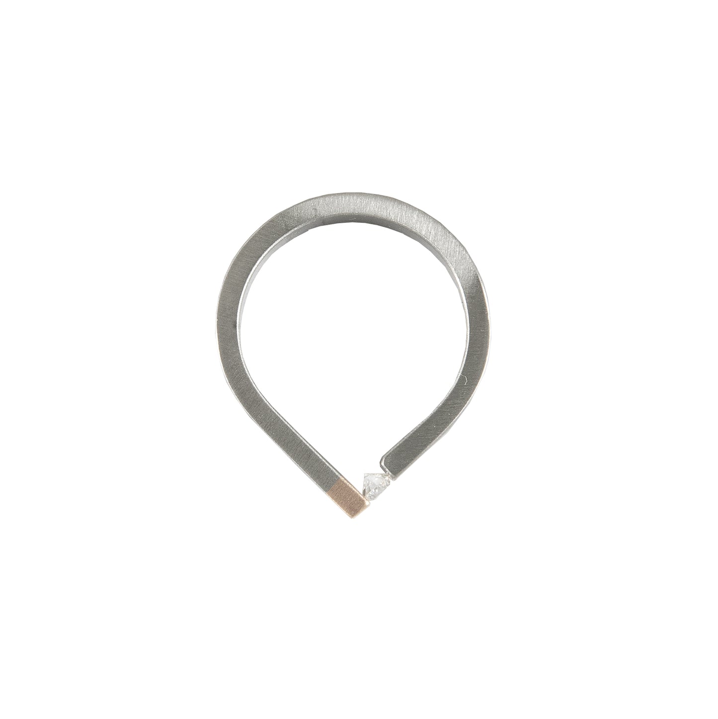 Diamond ring rose gold 750 18K platinum 950 women's jewelry platinum ring gold ring