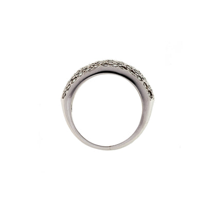 Diamant Pave Ring Weißgold 14K Damenschmuck Goldring Damenring diamond ring