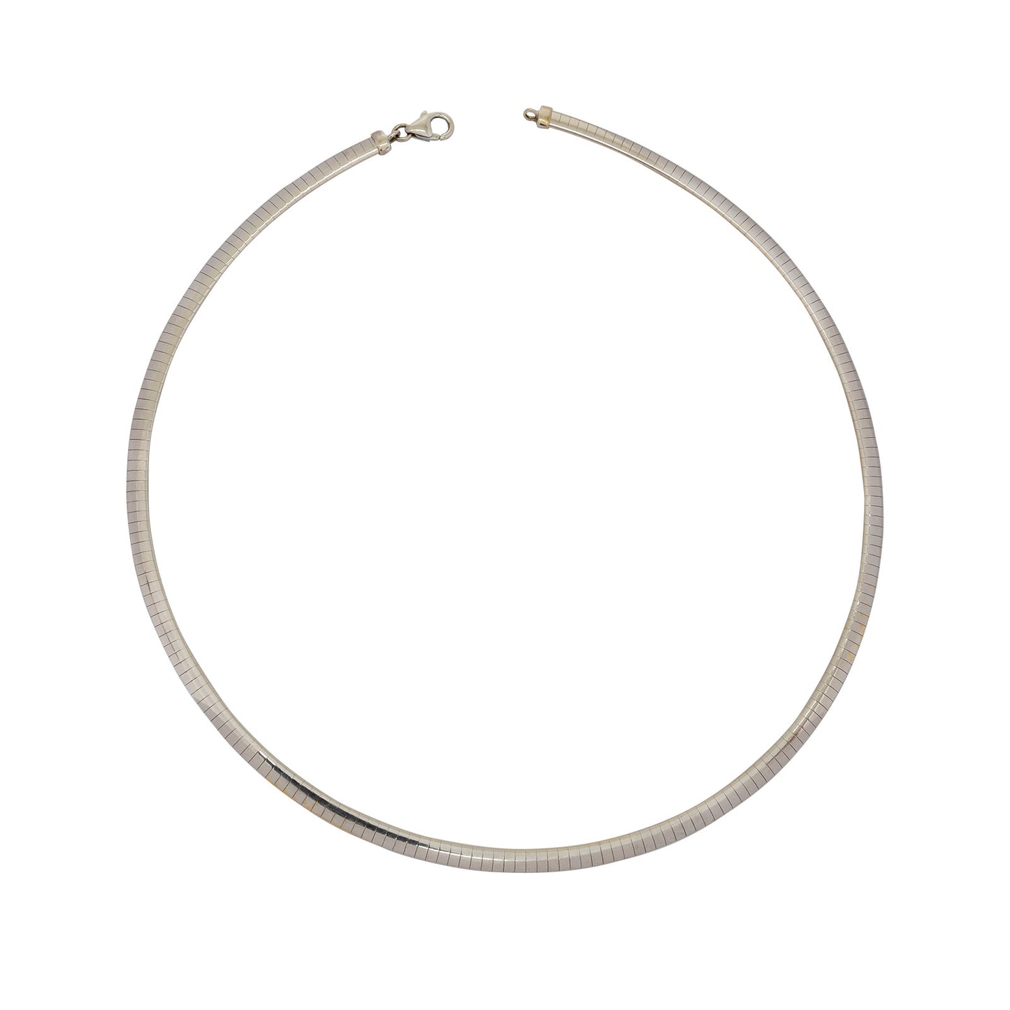 Damenschmuck: Reif-Collier in Bicolor-Design aus 14K Gelbgold und Weißgold