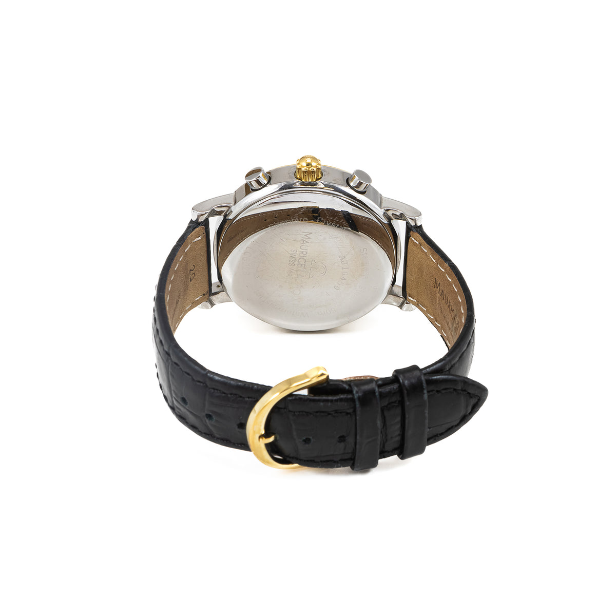 Maurice Lacroix Automatik-Herrenuhr, Saphirglas und Lederarmband, zeitloses Design