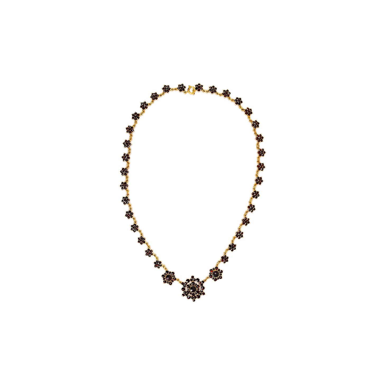 Vintage Granatschmuck Gold 585