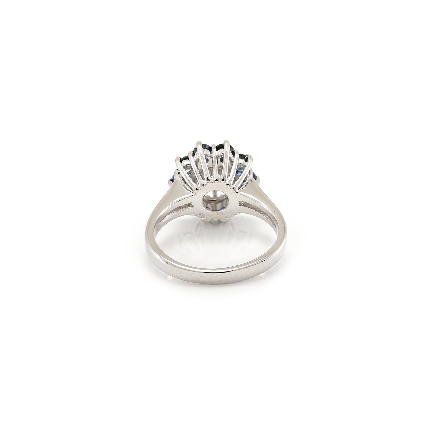 Verlobungsring Weißgoldring 1,65Karat Diamant Saphire engagement rings diamond