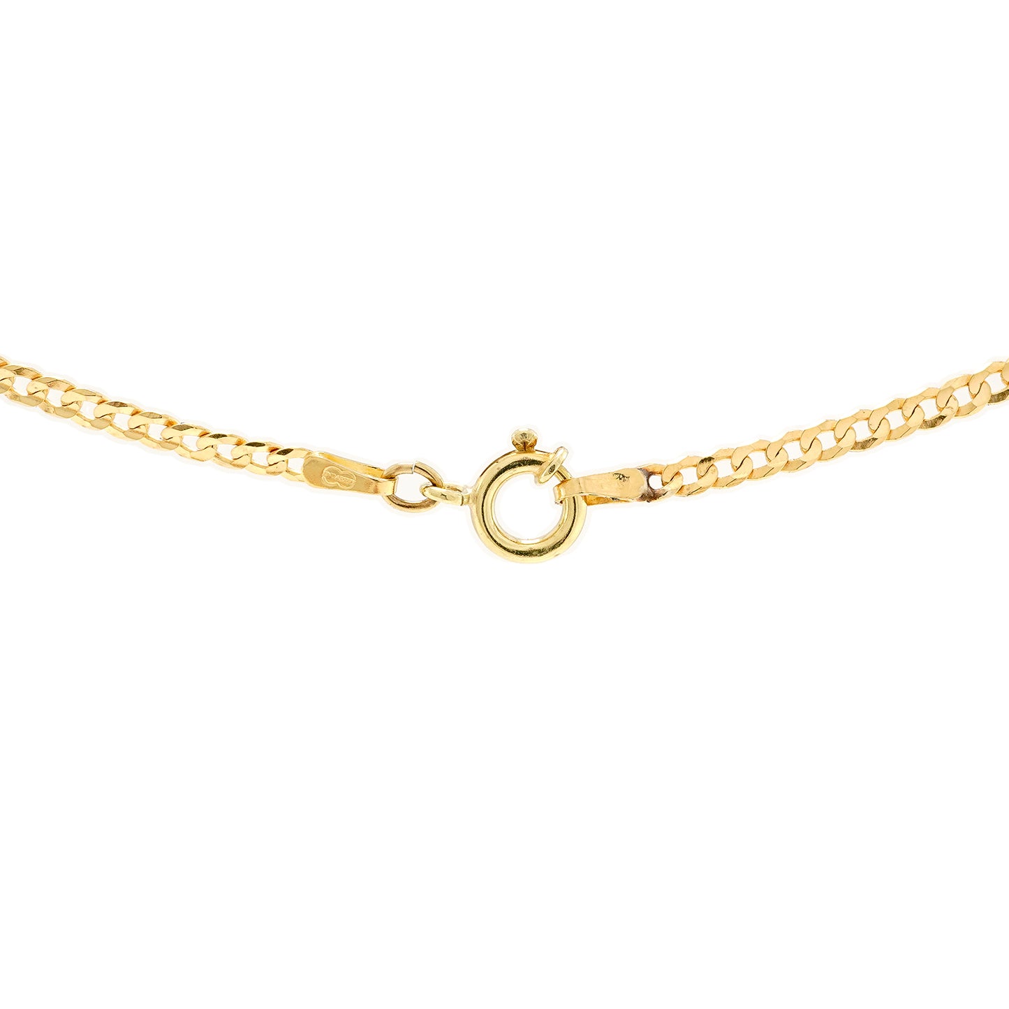 Panzerkette Goldkette Gelbgold 18K Gold 750 Collier Anhängerkette necklace
