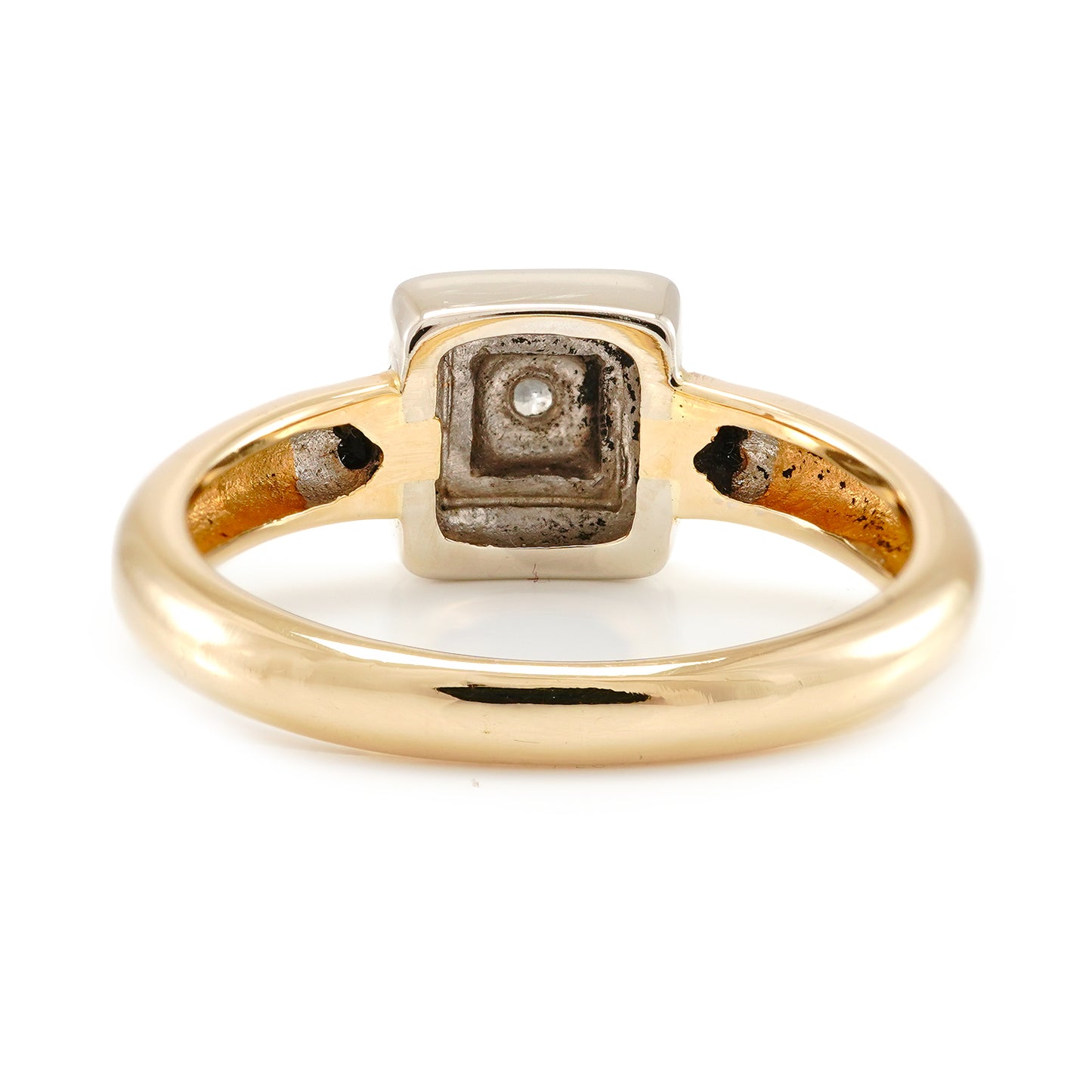 Verlobungsring Diamantring Gelbgold Weißgold 14K Damenschmuck Goldring Damenring