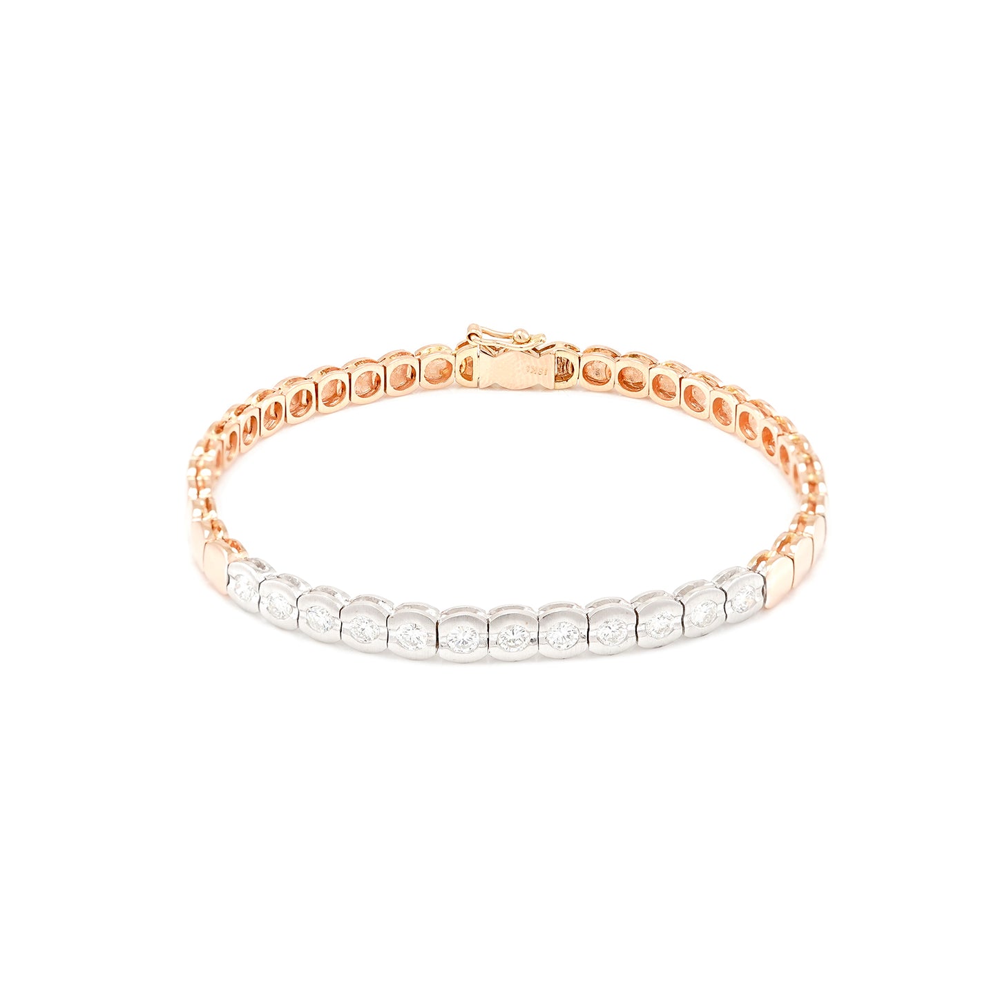 Armband mit Diamanten Tennisarmband 18K Gold