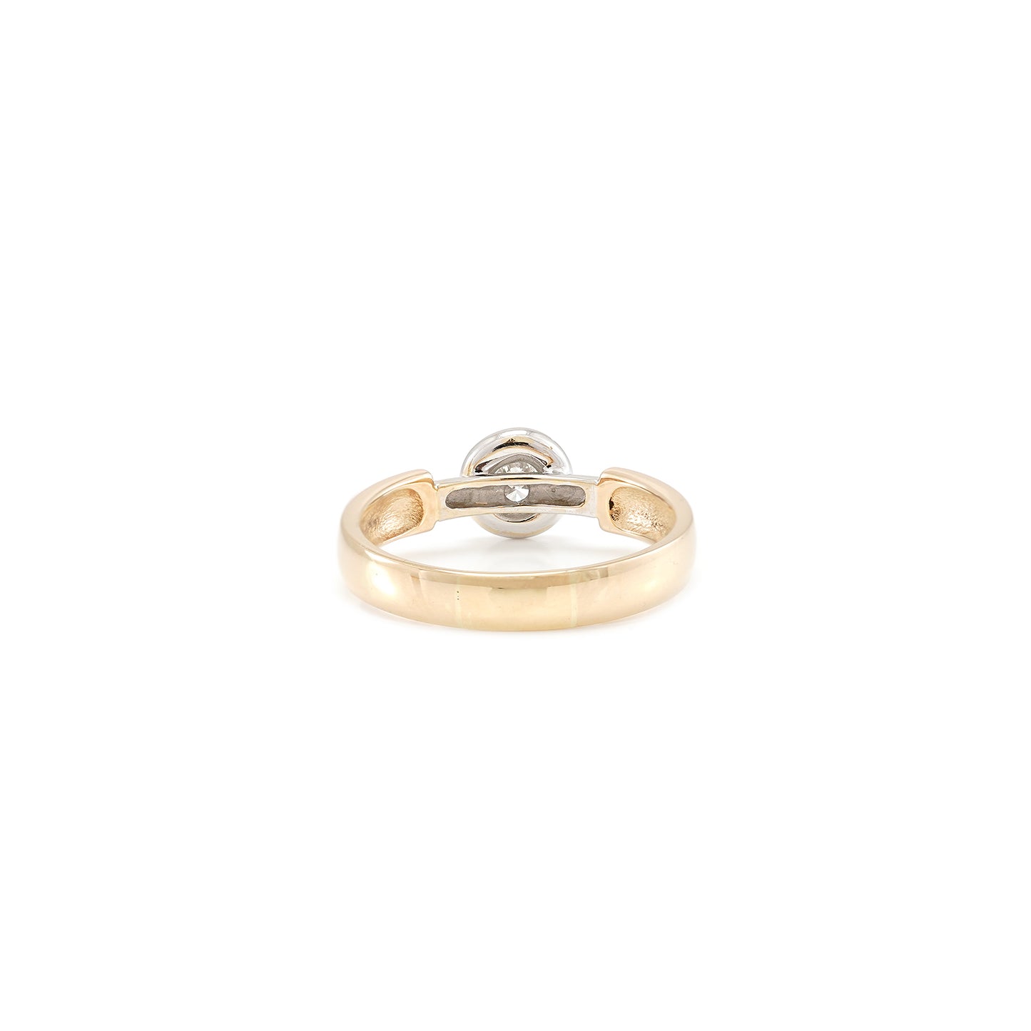 Verlobungsring Diamantring Gelbgold Weißgold 14K Damenschmuck engagement ring