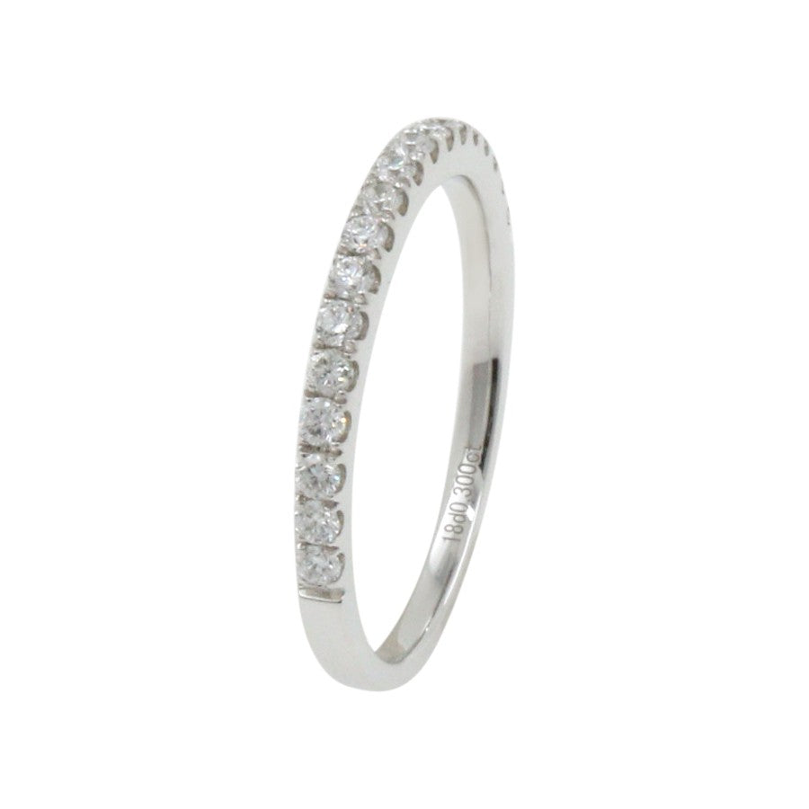 Diamond ring women's ring Alliance memory ring white gold diamonds brilliants 750 gold