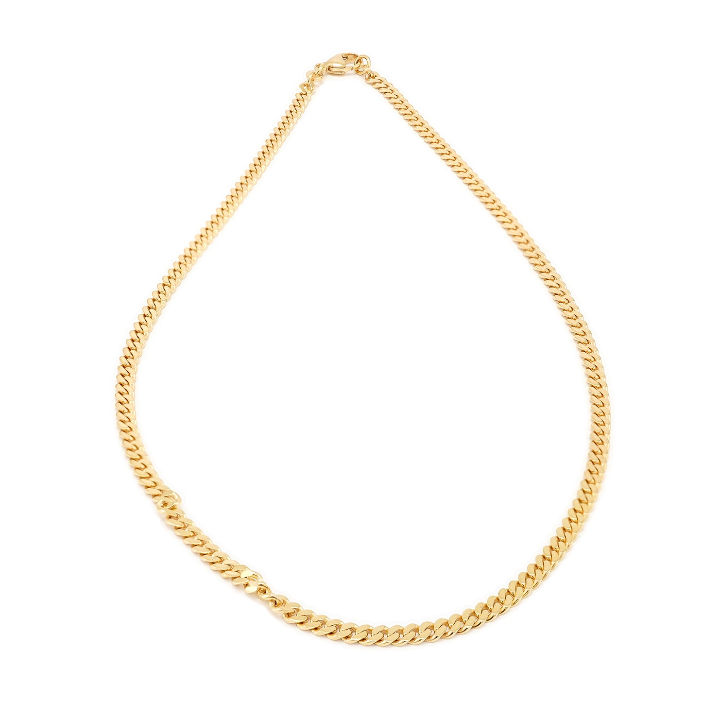 Kette Panzer Gelbgold 333 8K Massiv 45cm Collier Damenschmuck Goldkette Herrenkette