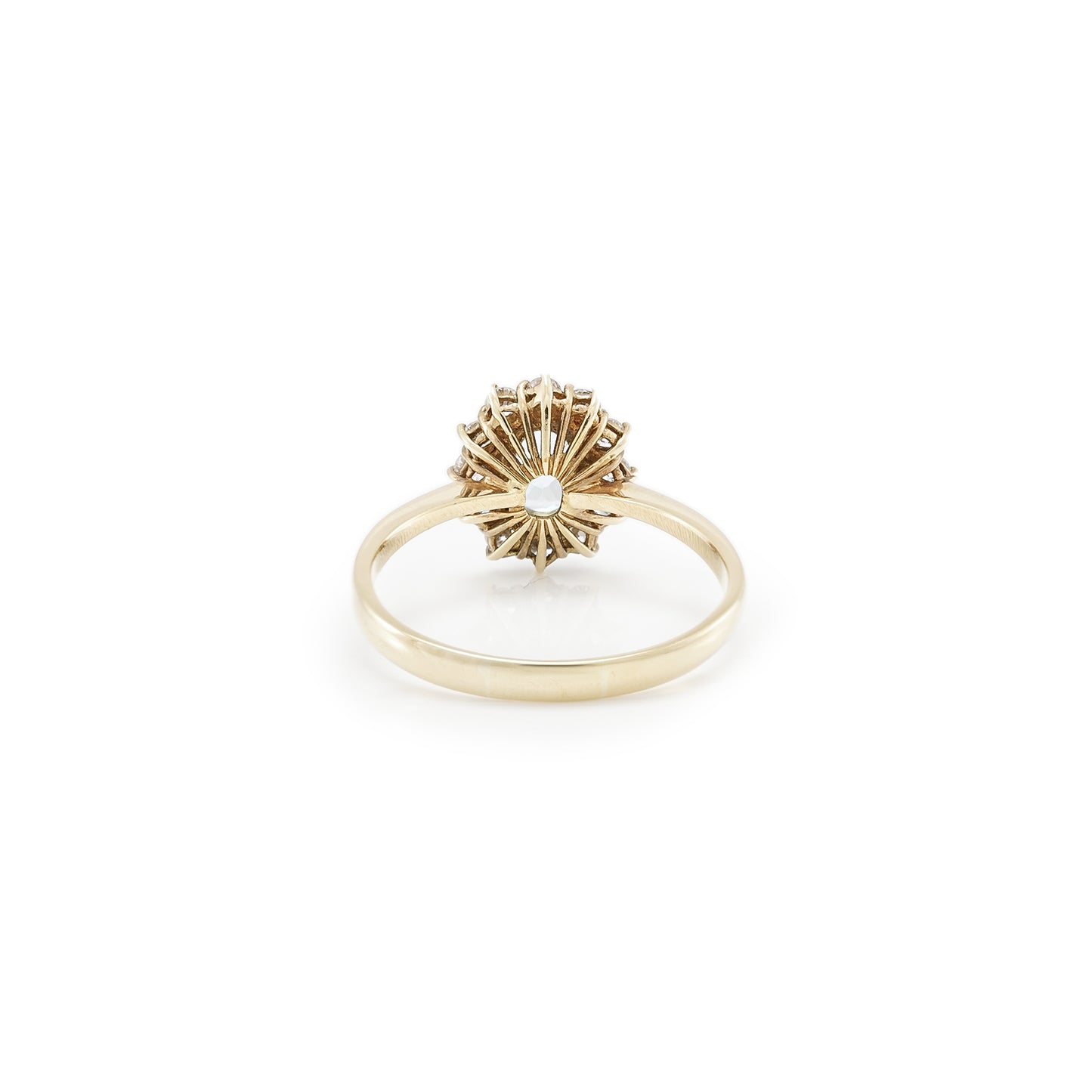 Damenring Aquamarin Diamanten 750er 18K Gold Diamantring Verlobungsring RW59