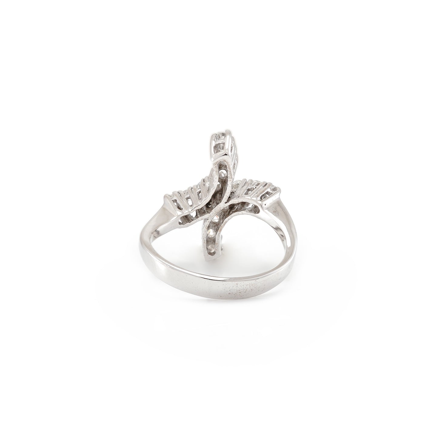 Diamantring Weißgold Diamant Brillant 0,70ct 585 14K Damenschmuck Goldring RW53