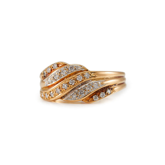 Vintage Diamant Ring Gold