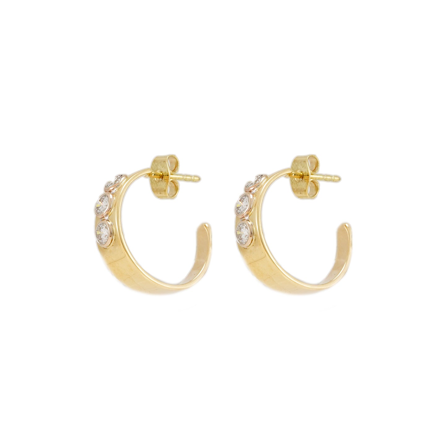 Creolen Diamanten 585 Gold