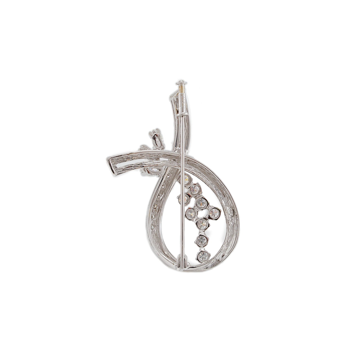 Brosche Brooch Weissgold 585 14K