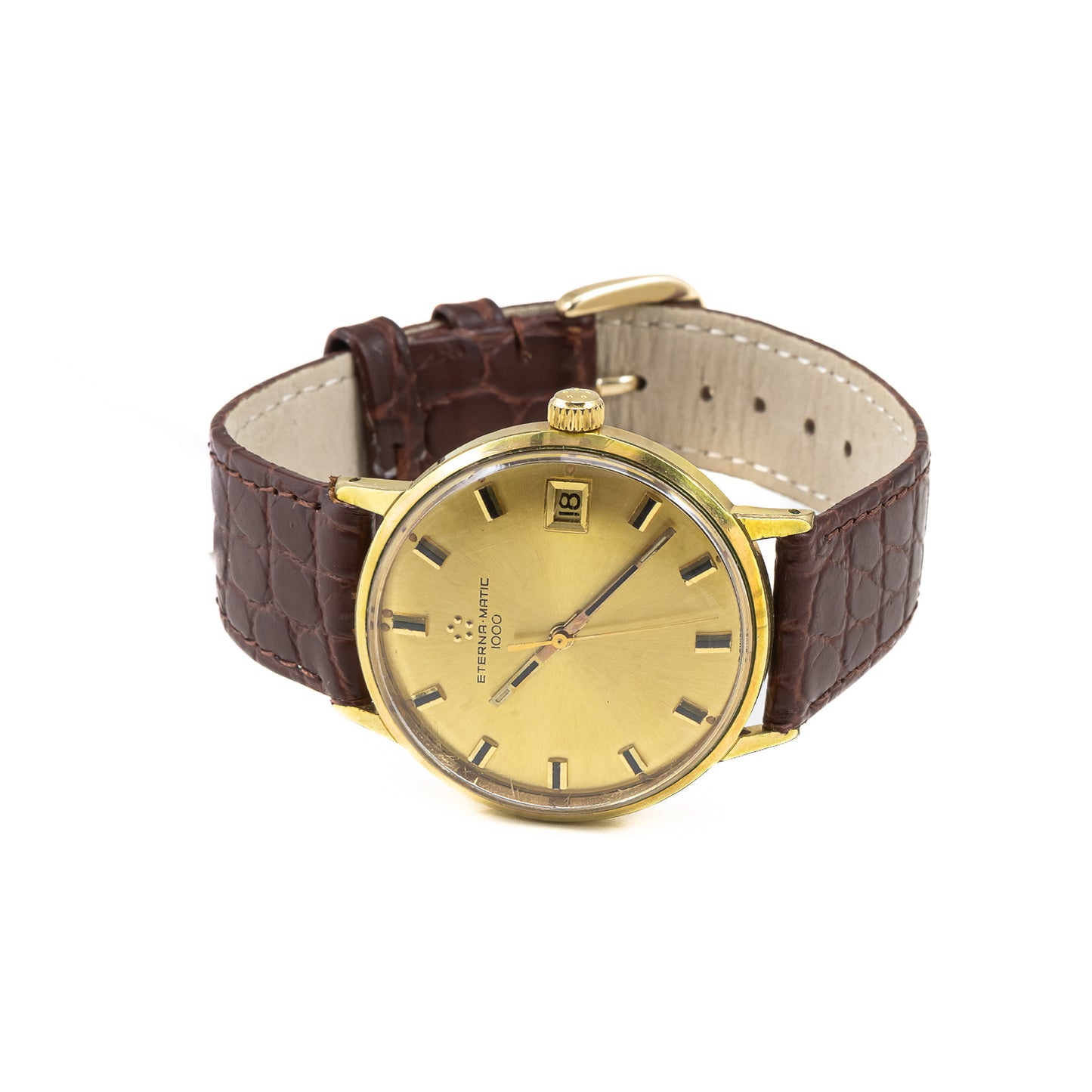 ETERNA MATIC Automatik Herrenuhr, Edelstahlgehäuse