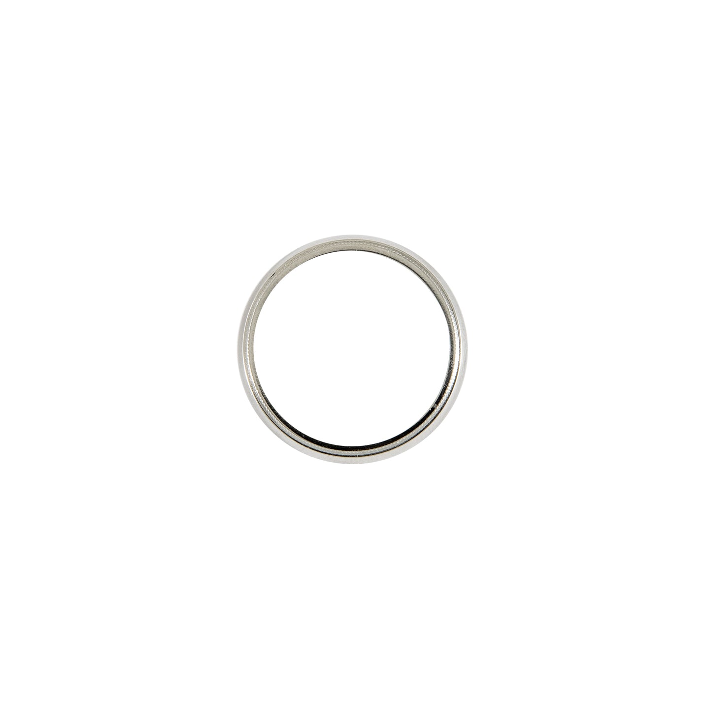 Band ring Tiffany &amp; Co. Milgrain platinum 950 men's ring women's ring wedding ring wedding ring