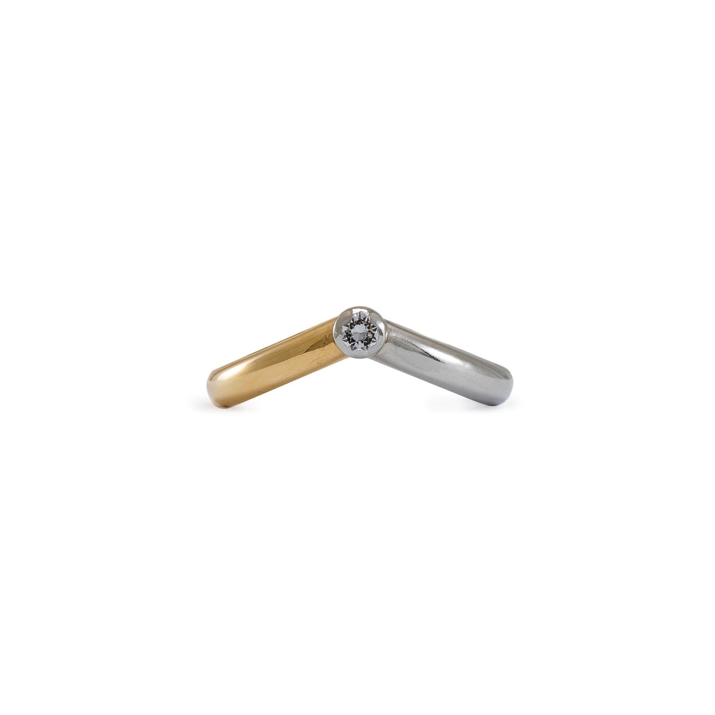 Diamond ring platinum 950 yellow gold 750 women's jewelry women's ring platinum ring