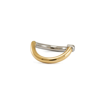 Diamond ring platinum 950 yellow gold 750 women's jewelry women's ring platinum ring