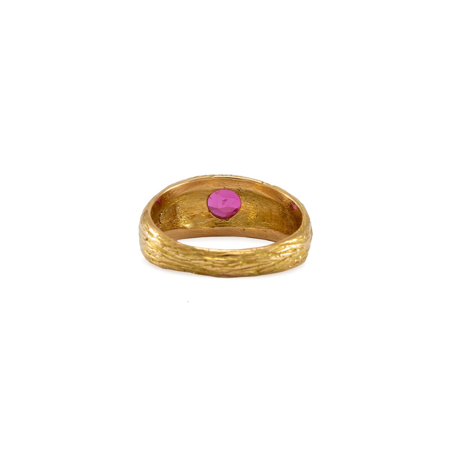 Gemstone ring ruby ​​yellow gold 18K women's jewelry men's jewelry gold ring gemstone ring