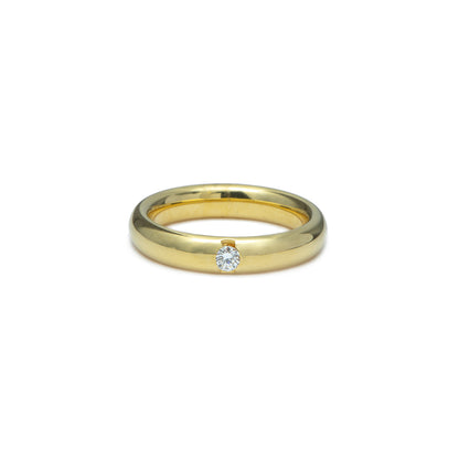 Wedding ring diamond ring yellow gold 18K 750 band ring women's ring women's jewelry wedding ring 
