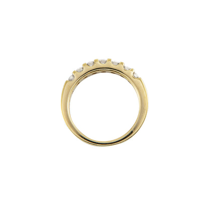 Halb Memory Diamant Ring Gelbgold 14K 585 Damenschmuck Damenring Goldring