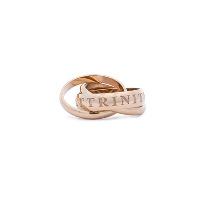 Cartier Ring Or Amour et Trinity Weissgold 750 18K Damenring Damenschmuck