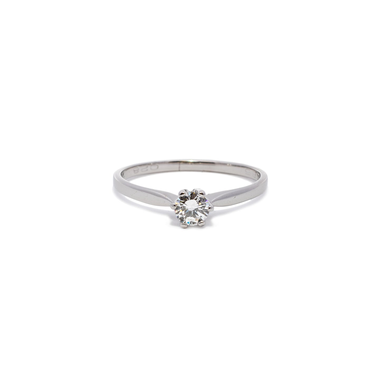 Verlobungsring Diamantring Weißgold 14K Damenschmuck Damenring engagement ring