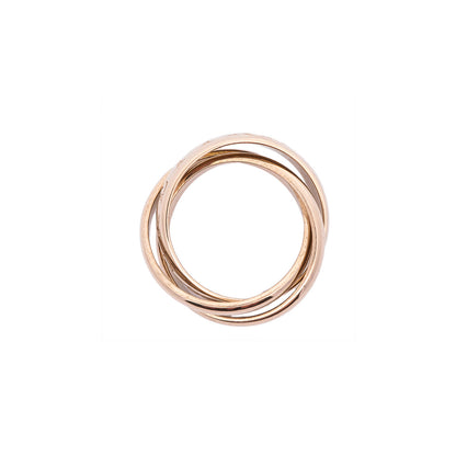 Cartier Ring Or Amour et Trinity Weissgold 750 18K Damenring Damenschmuck