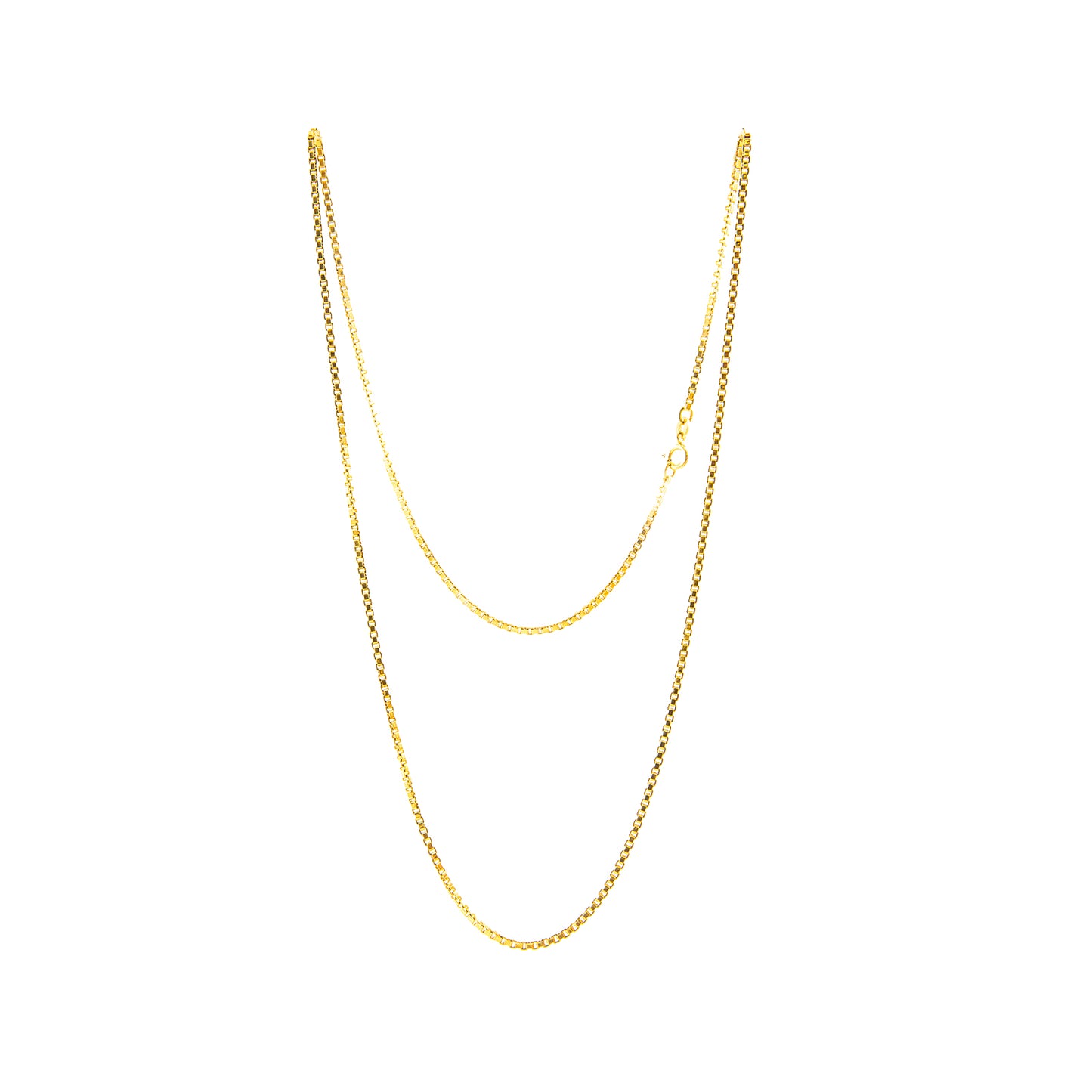 Venezianer Kette Gelbgold 18K Damenschmuck Herrenschmuck Anhängerkette Goldkette