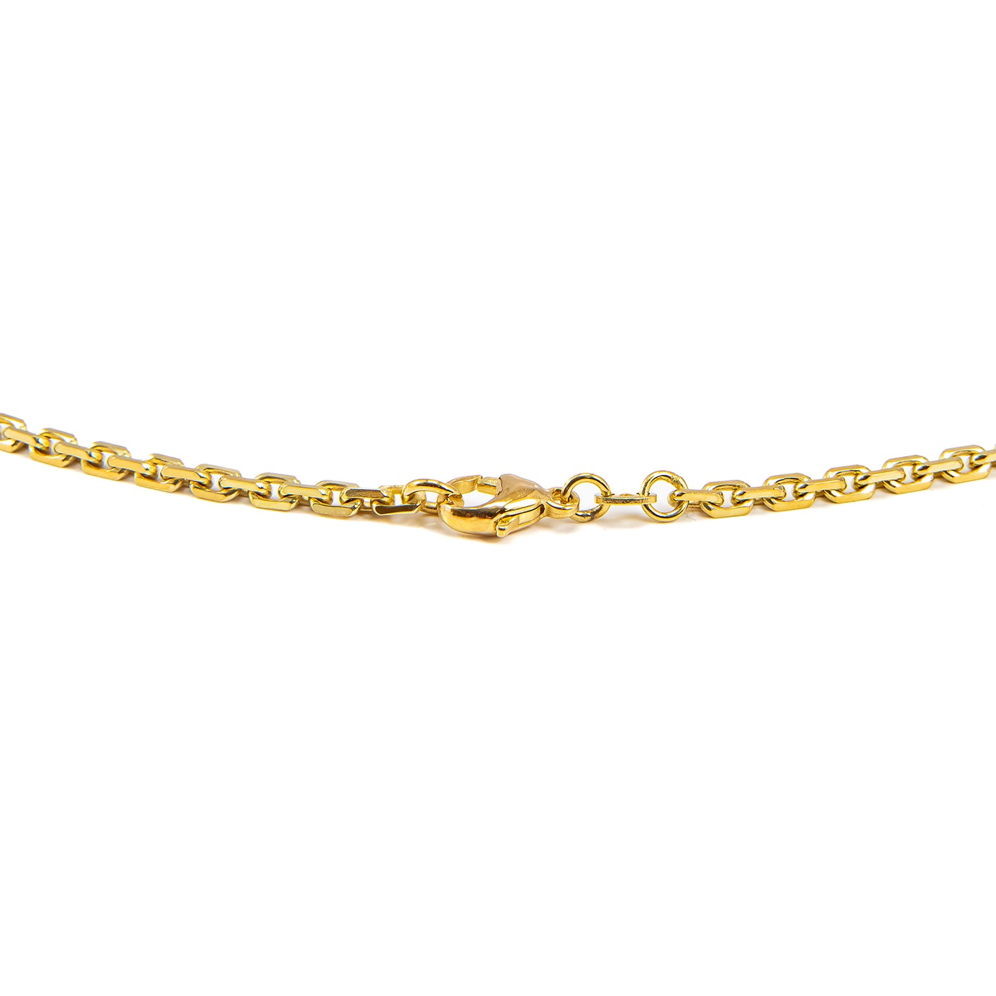 Anchor chain yellow gold 333 8K 70cm women's jewelry men's jewelry pendant chain 