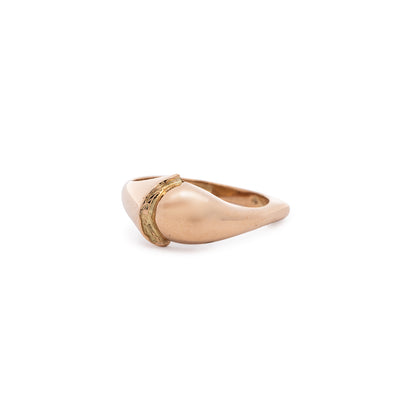 Lapponia Vintage Ring von 1989 in 585er Gelbgold – Design von Björn Weckström