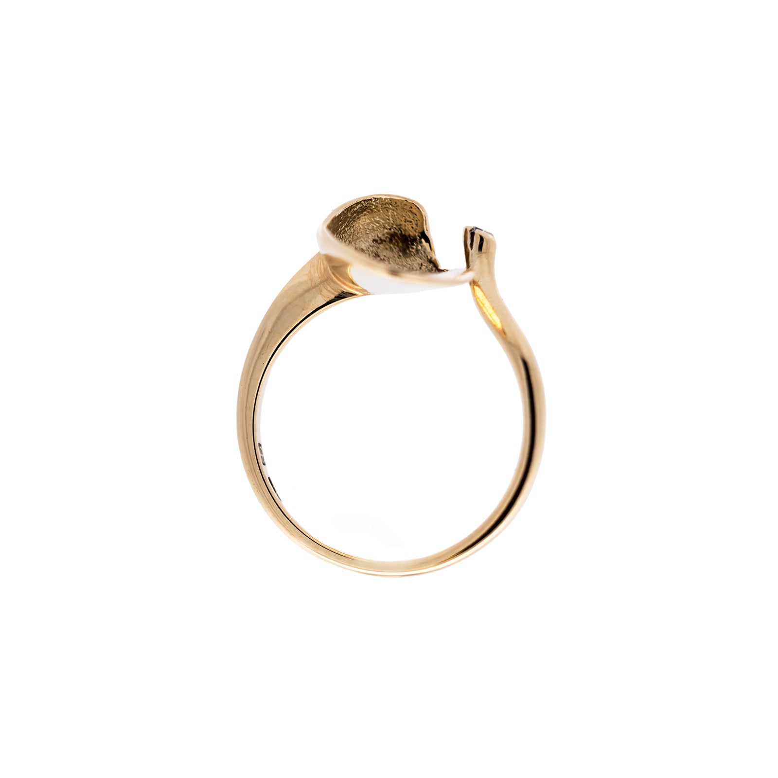 Luxuriöser Diamant-Ring in 14K Gelbgold – Edler Schmuck für Damen