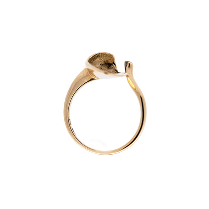 Luxuriöser Diamant-Ring in 14K Gelbgold – Edler Schmuck für Damen