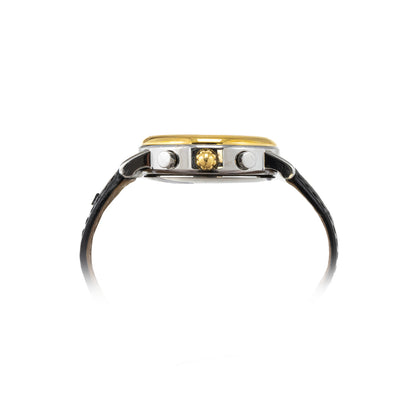 Elegante Maurice Lacroix Automatik-Herrenuhr, Saphirglas, klassisches Lederarmband