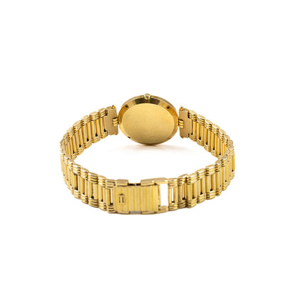 Bucherer 256.034 elegante Damenuhr Automatic 18K Gelbgold Armbanduhr Echtgold Vollgold