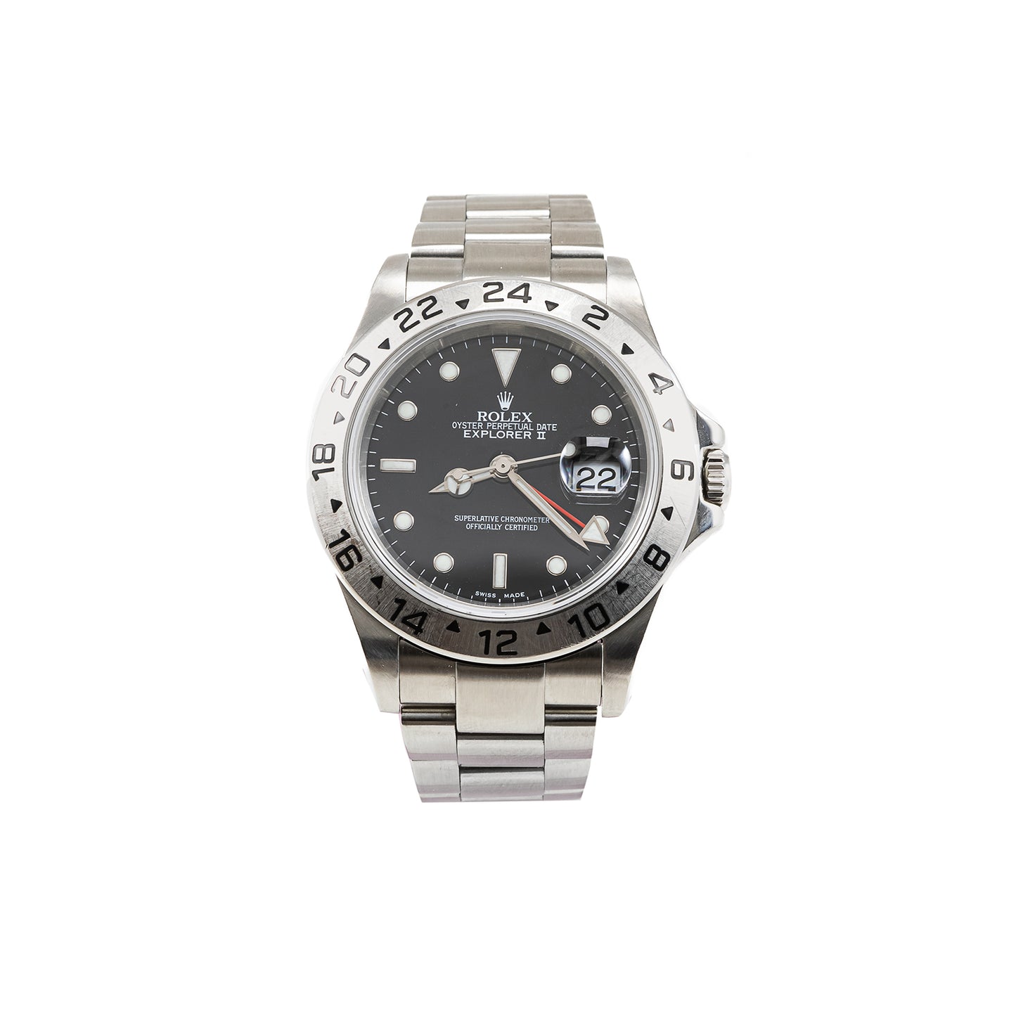 Rolex Explorer II  Ref. 16570 Edelstahl Armbanduhr Herrenuhr