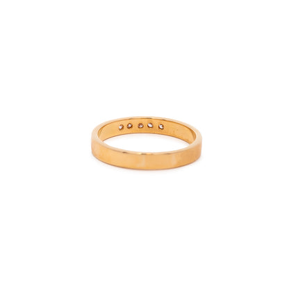 Wedding ring diamond ring yellow gold 18K wedding ring women's ring gold ring wedding ring