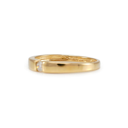 Goldring 585 Gold mit Diamant