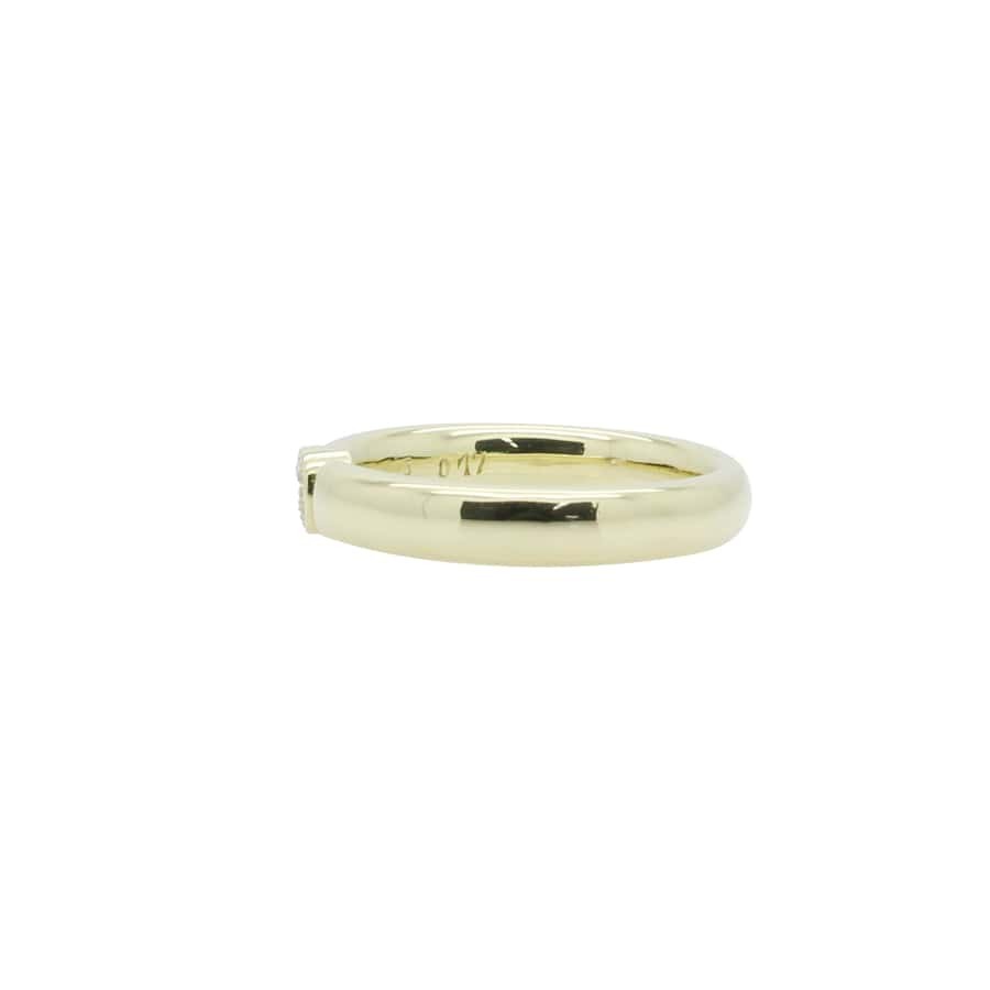 BA170018-Damenring Gelbgold 585er mit Brillant ca.0,15ct Ehering Trauringe Partnerringe Diamantring