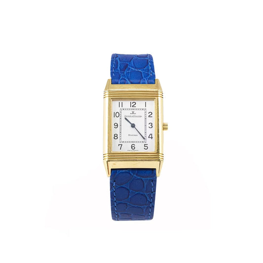 Armbanduhr Jaeger-LeCoultre Reverso 18K Gold 250.1.08 Leder