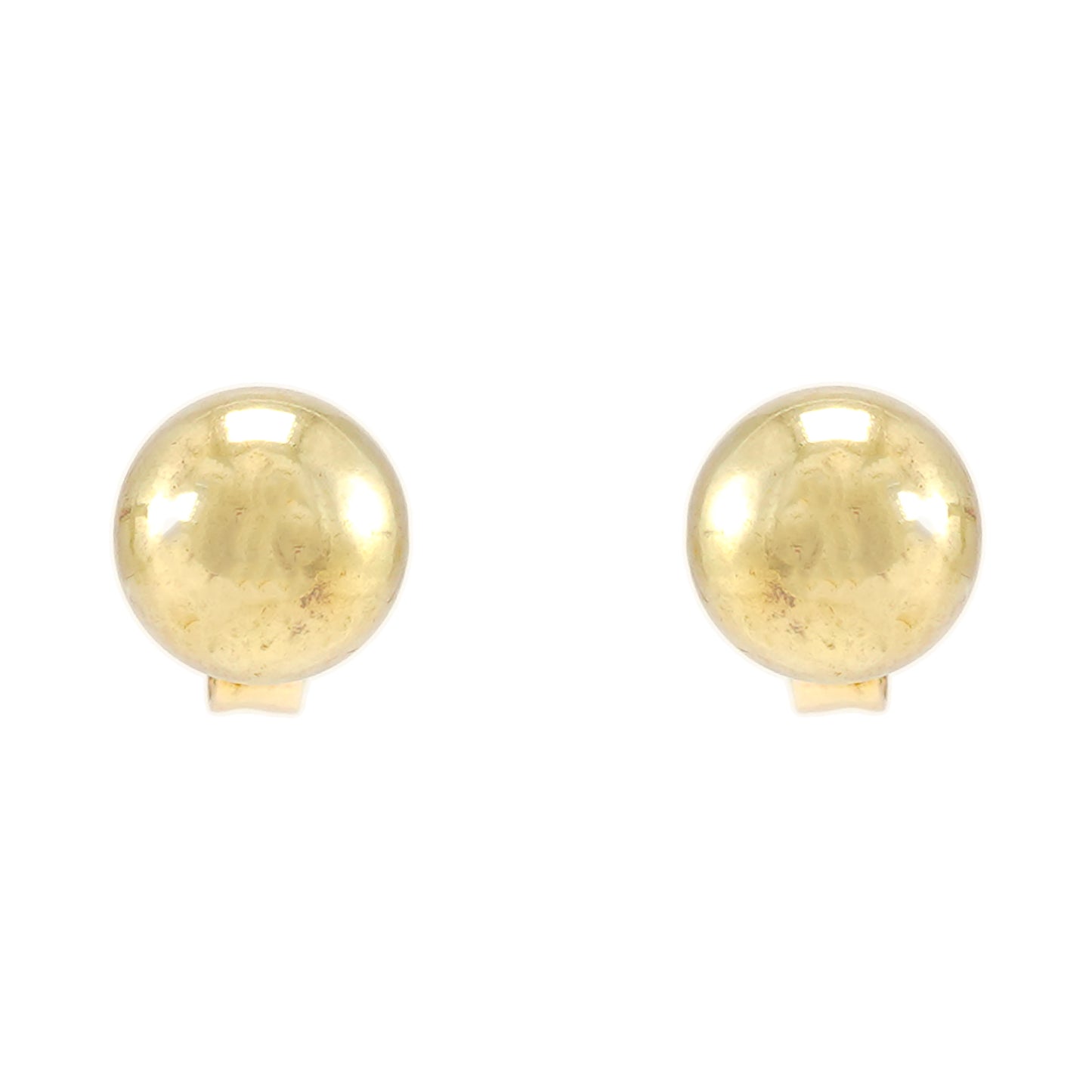 Stud earrings ball 8K yellow gold 333 women's jewelry earrings stud earrings