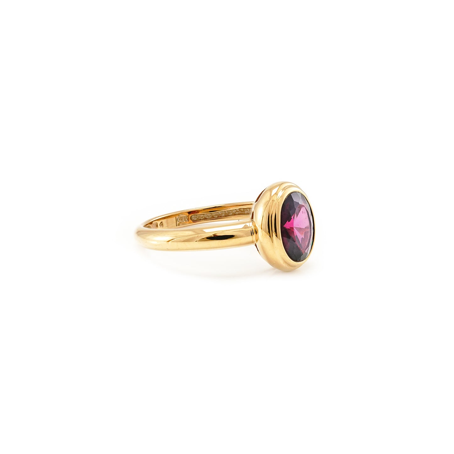 Women's ring amethyst yellow gold women's jewelry gold ring gemstone jewelry gold jewelry