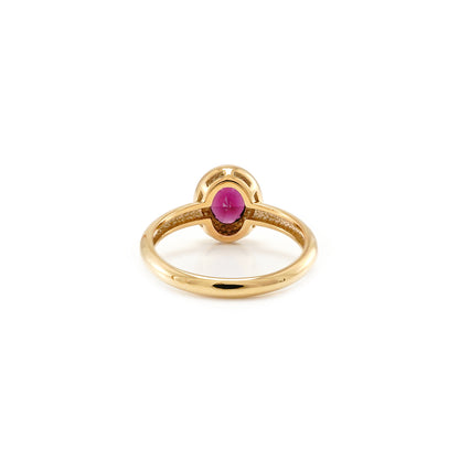 Women's ring amethyst yellow gold women's jewelry gold ring gemstone jewelry gold jewelry