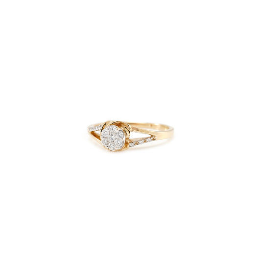 Engagement ring diamond ring 585 gold women's jewelry 14K gold ring engagement ring