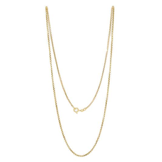 Venetian gold chain yellow gold 14K 71cm unisex pendant chain gold jewelry chain gold