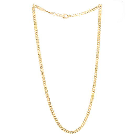 Kette Panzer Gelbgold 333 8K Massiv 45cm Collier Damenschmuck Goldkette Herrenkette