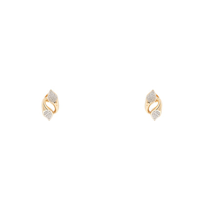 Diamant Ohrstecker Gelbgold 14K 585 Damenschmuck Damenohrringe diamond earrings