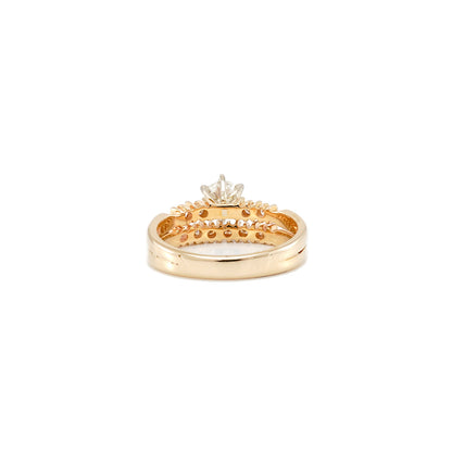 Verlobungsring Diamantring Trauring 0.50ct Gelbgold Damenschmuck engagement ring