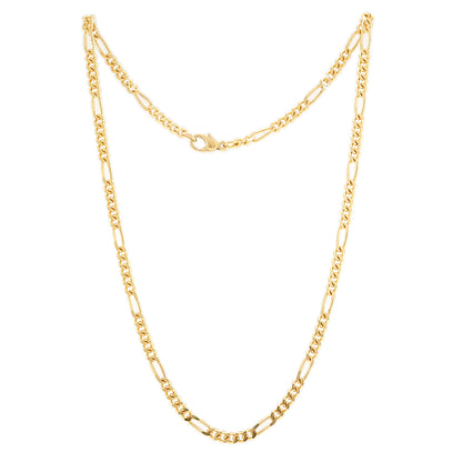 Figaro chain yellow gold 14K gold chain gold necklace pendant chain gold chain necklace