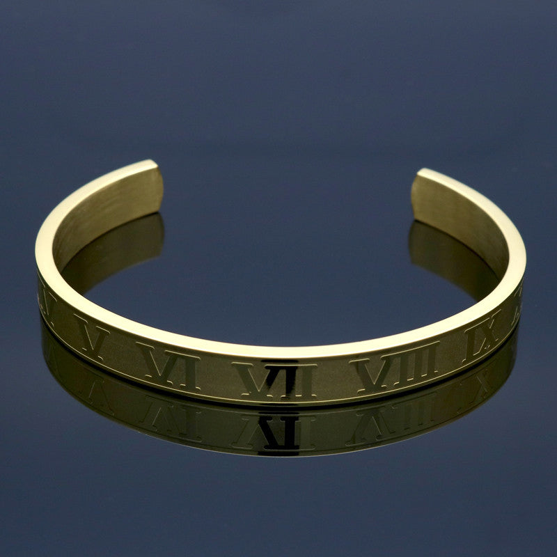 Mens roman hot sale numeral bracelet